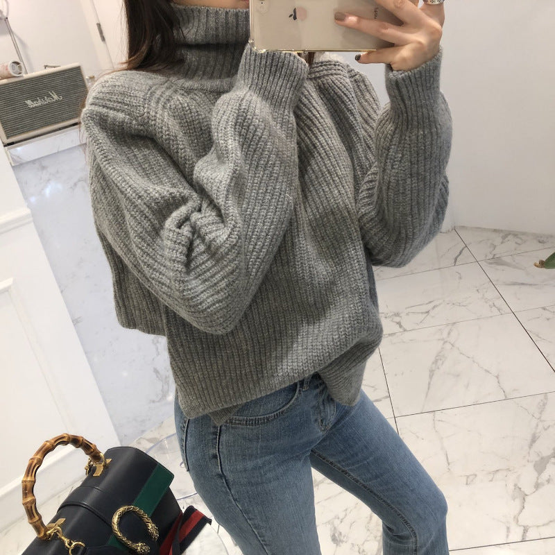 Cutout knit sweater