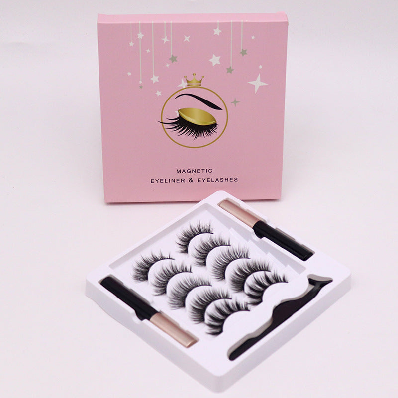 Magnetic eyelashes eyeliner set