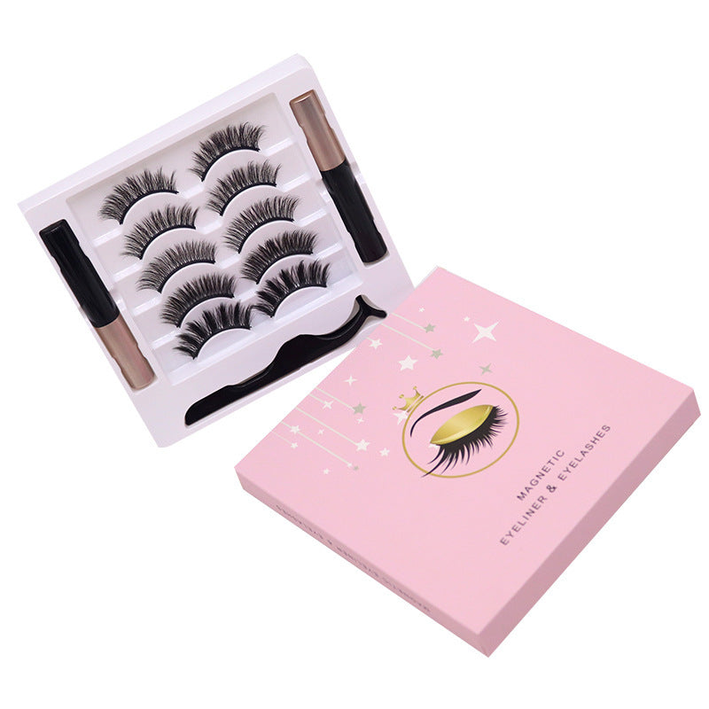 Magnetic eyelashes eyeliner set