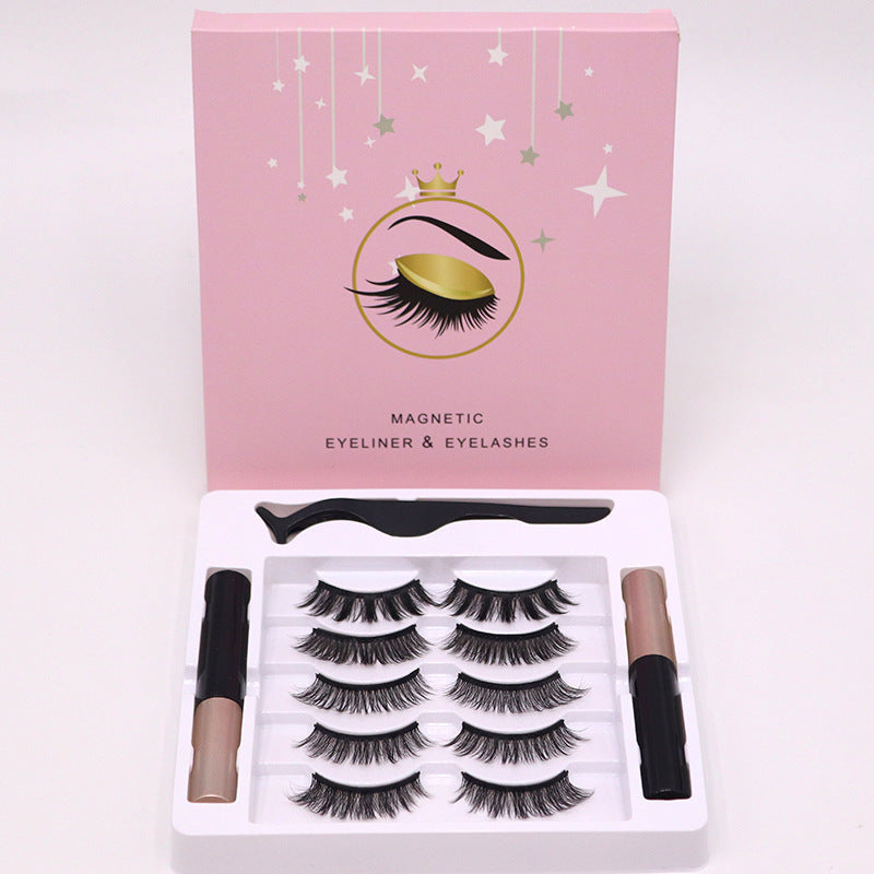 Magnetic eyelashes eyeliner set