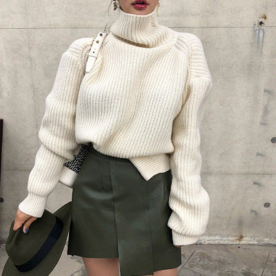 Cutout knit sweater