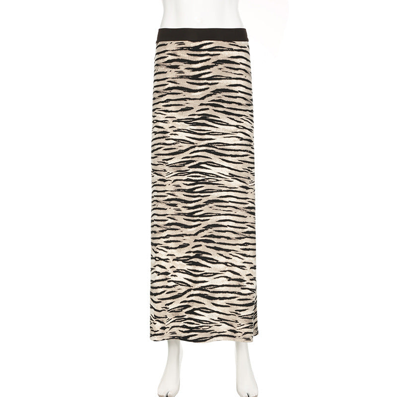 Long tiger skirt