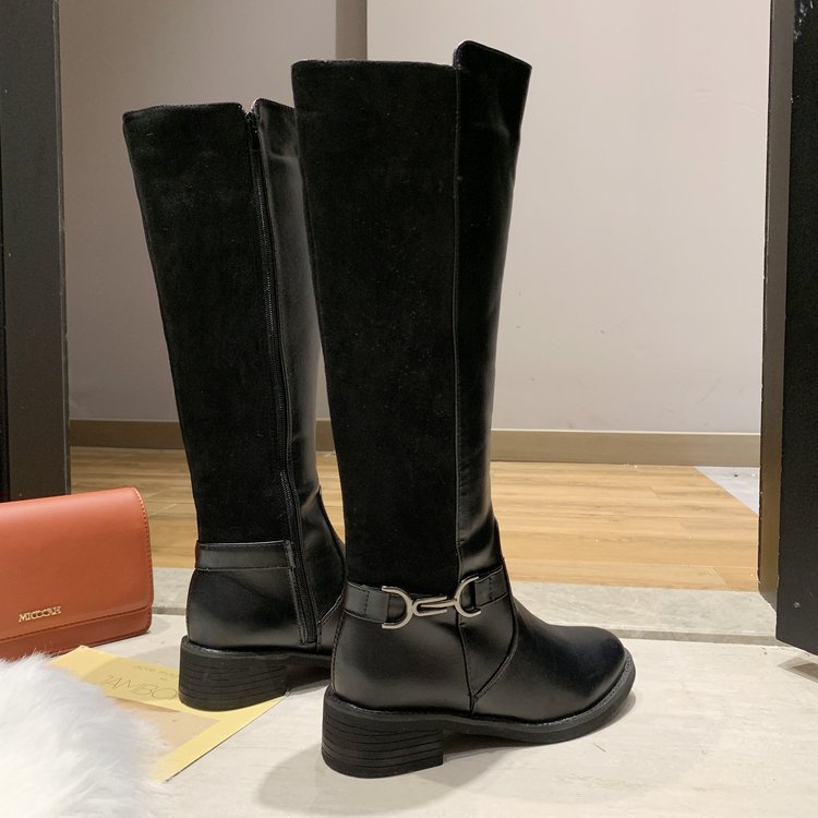 High-top long boots