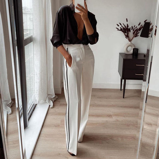 Straight-leg trousers suit Pants