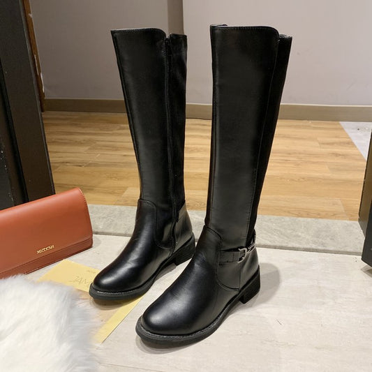 High-top long boots