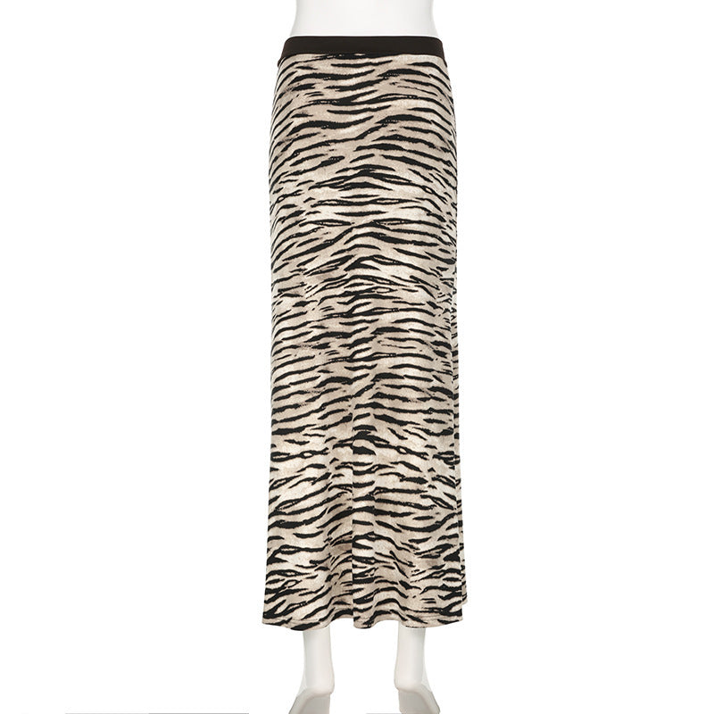 Long tiger skirt