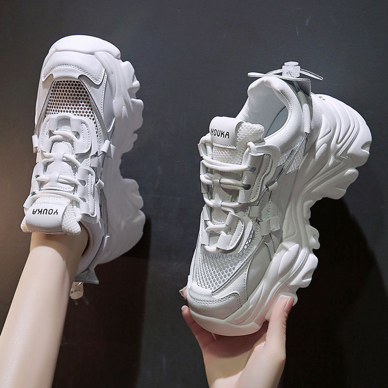 Leisure platform sneakers