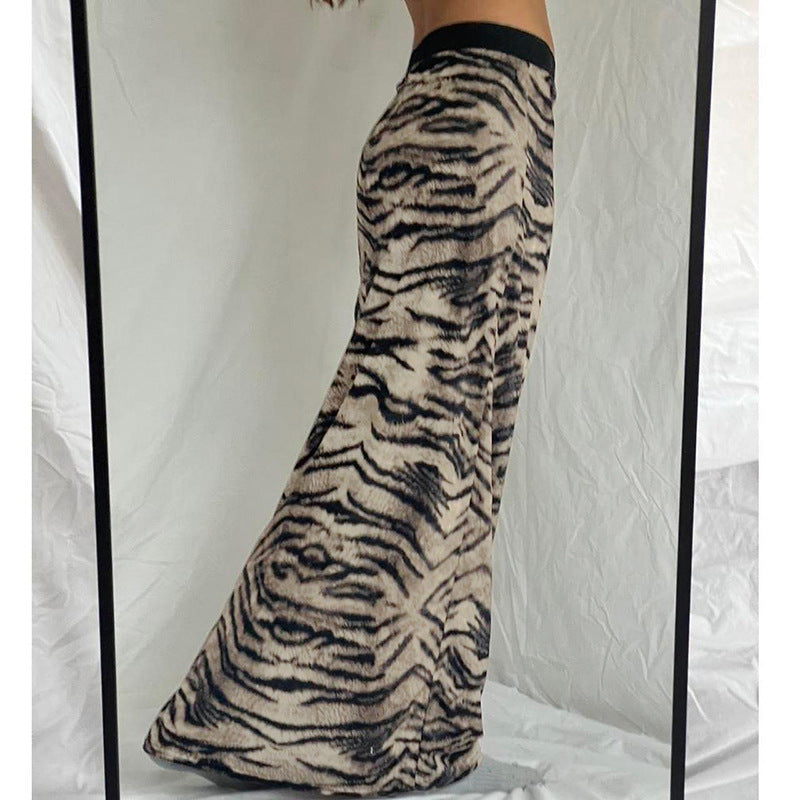 Long tiger skirt