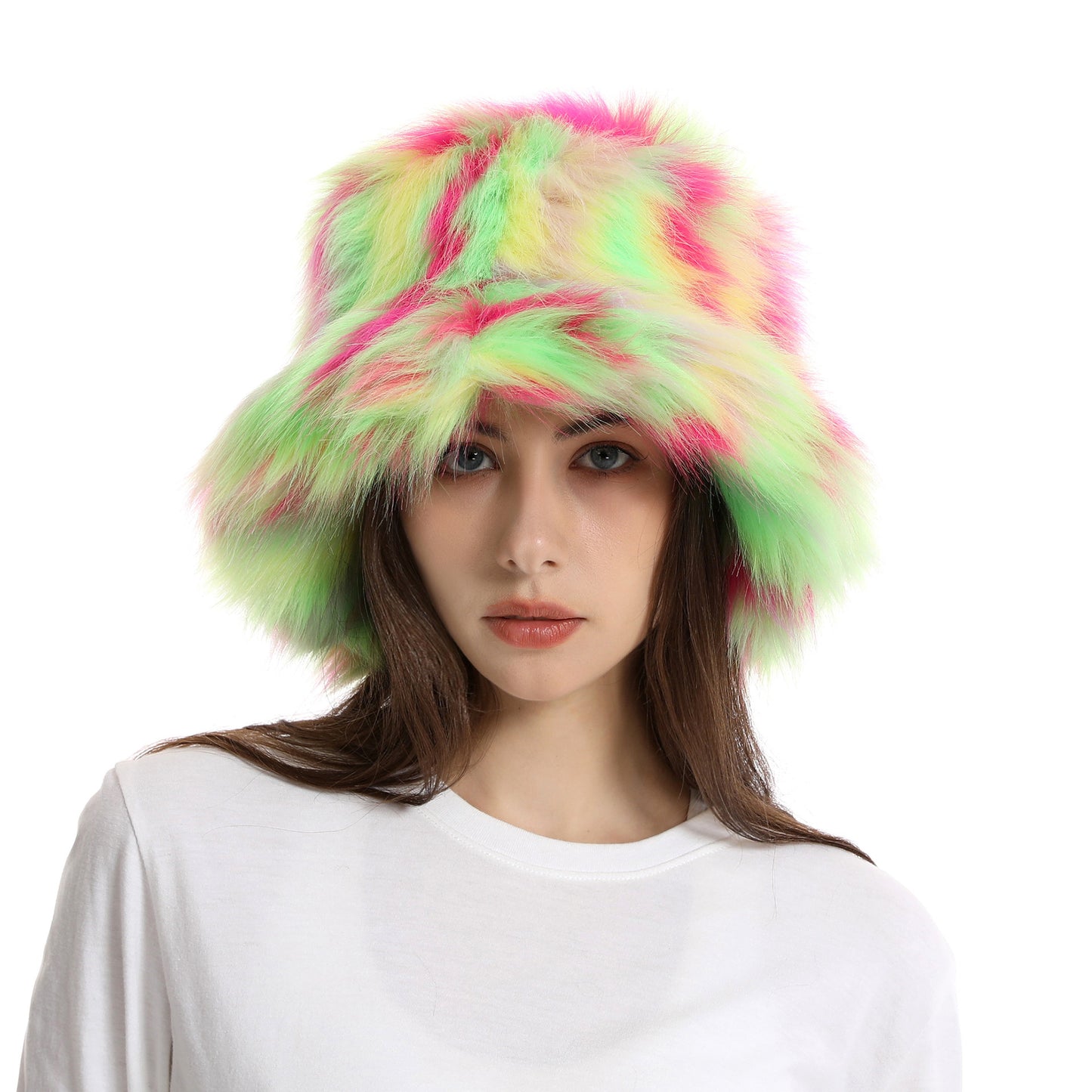 Bucket plush hat