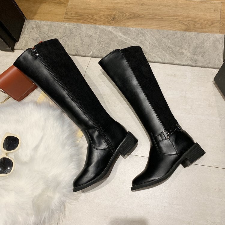 High-top long boots