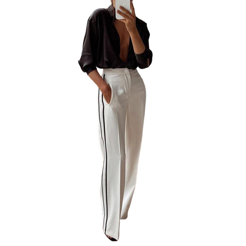 Straight-leg trousers suit Pants