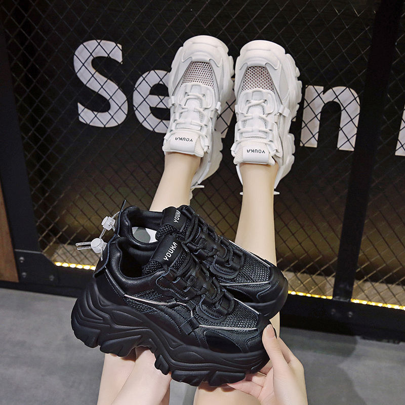 Leisure platform sneakers