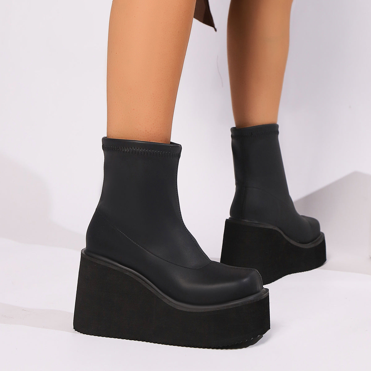 Muffin latform edge boots