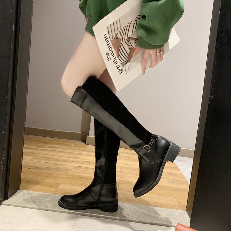 High-top long boots